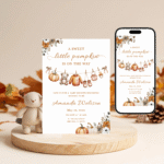 editable neutral baby shower invitation | printable digital download