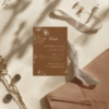 fall wedding invitation