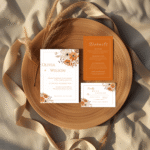 autumn wildflower wedding invitation template | boho floral printable invite | editable wedding suite